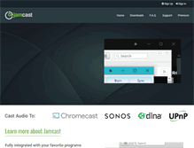 Tablet Screenshot of getjamcast.com